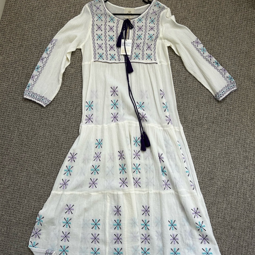 New handmade embroidered Dress